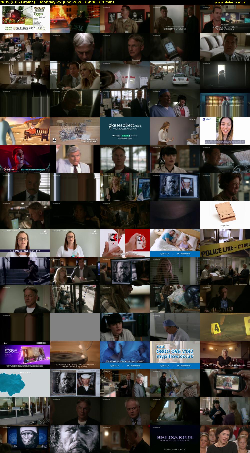 NCIS (CBS Drama) Monday 29 June 2020 09:00 - 10:00