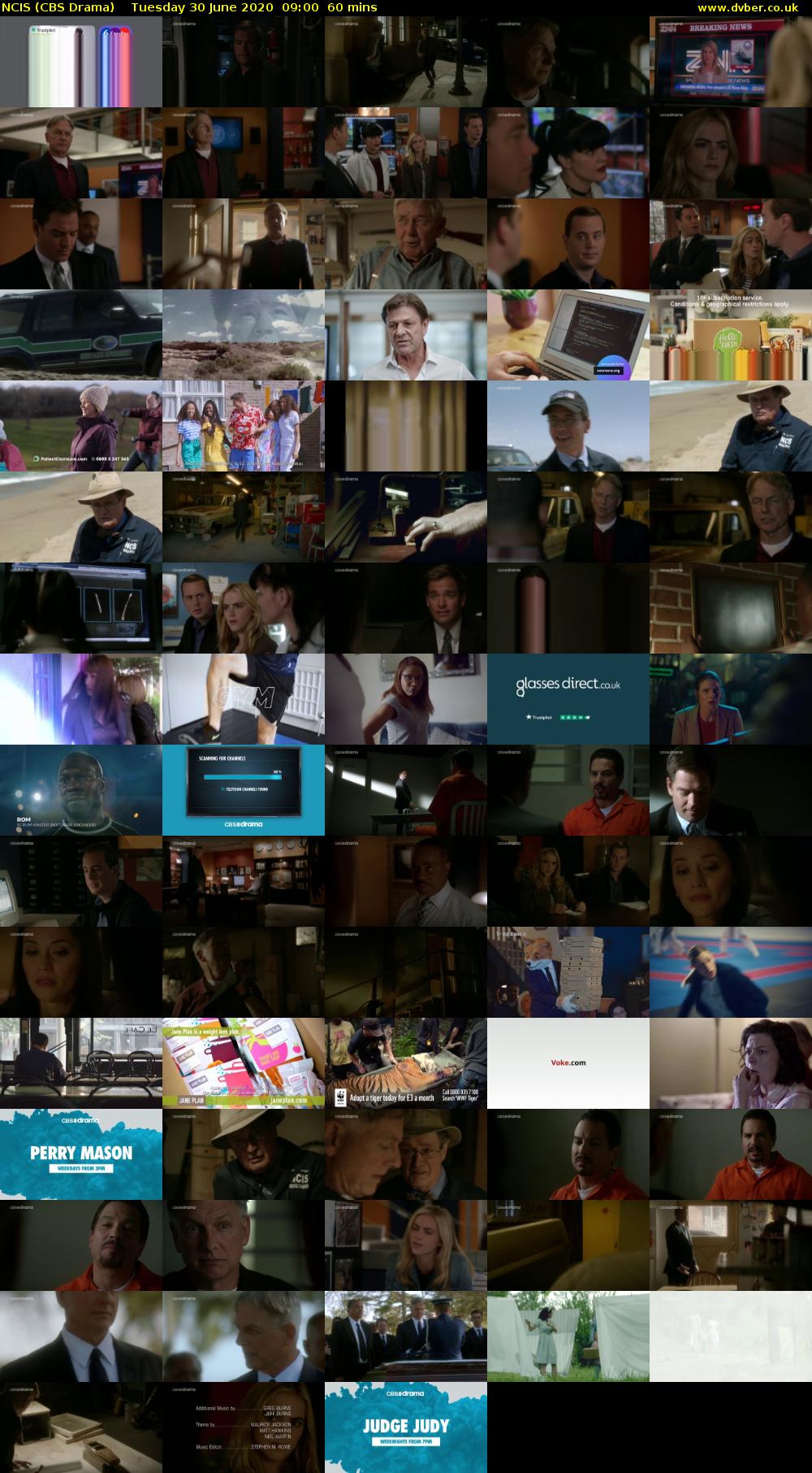 NCIS (CBS Drama) Tuesday 30 June 2020 09:00 - 10:00