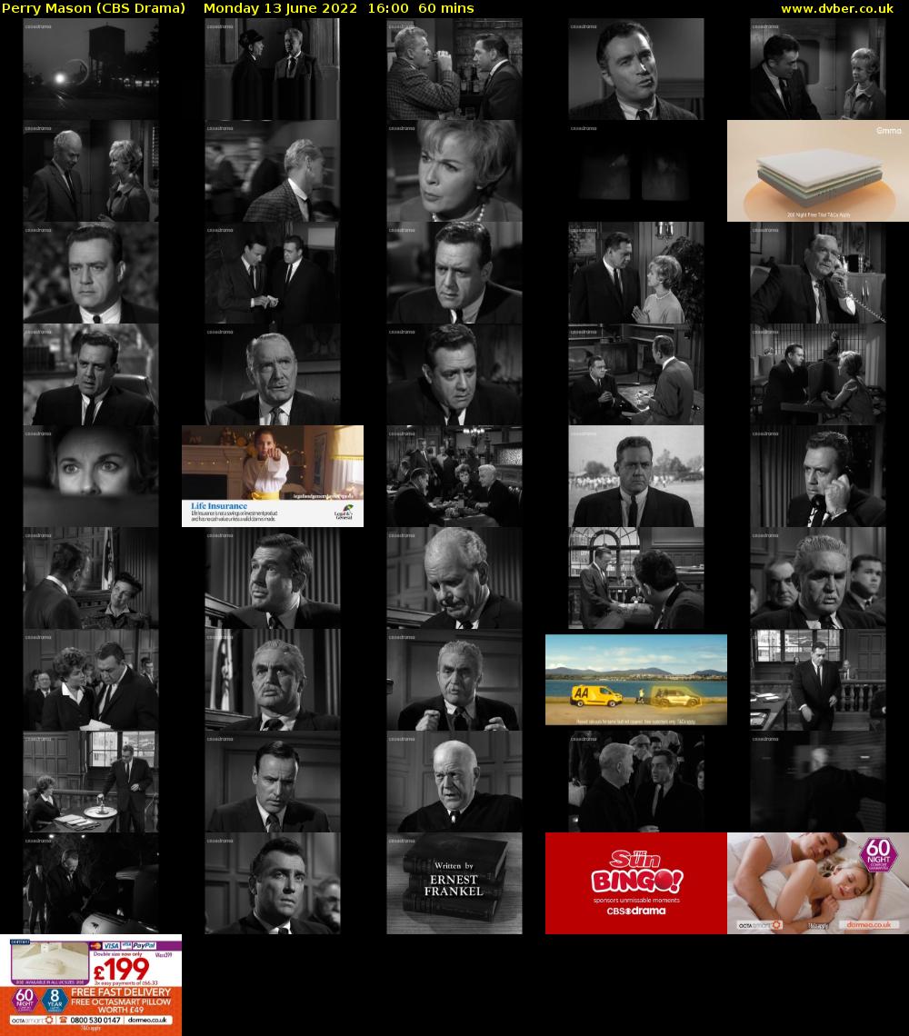 Perry Mason (CBS Drama) Monday 13 June 2022 16:00 - 17:00