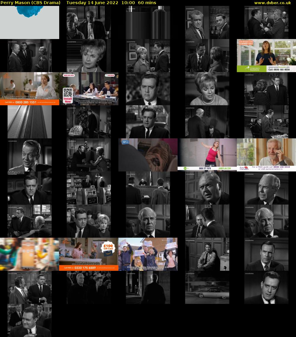 Perry Mason (CBS Drama) Tuesday 14 June 2022 10:00 - 11:00