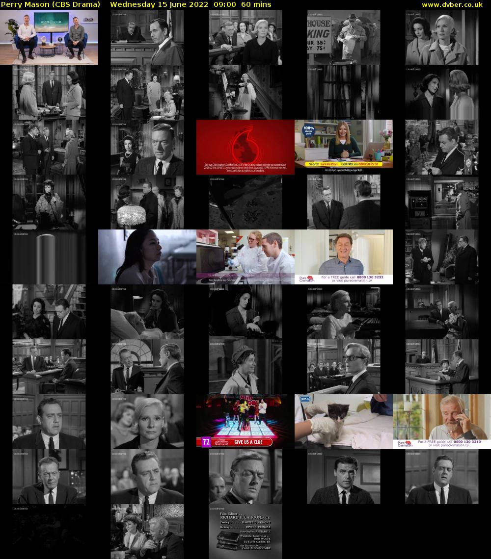 Perry Mason (CBS Drama) Wednesday 15 June 2022 09:00 - 10:00