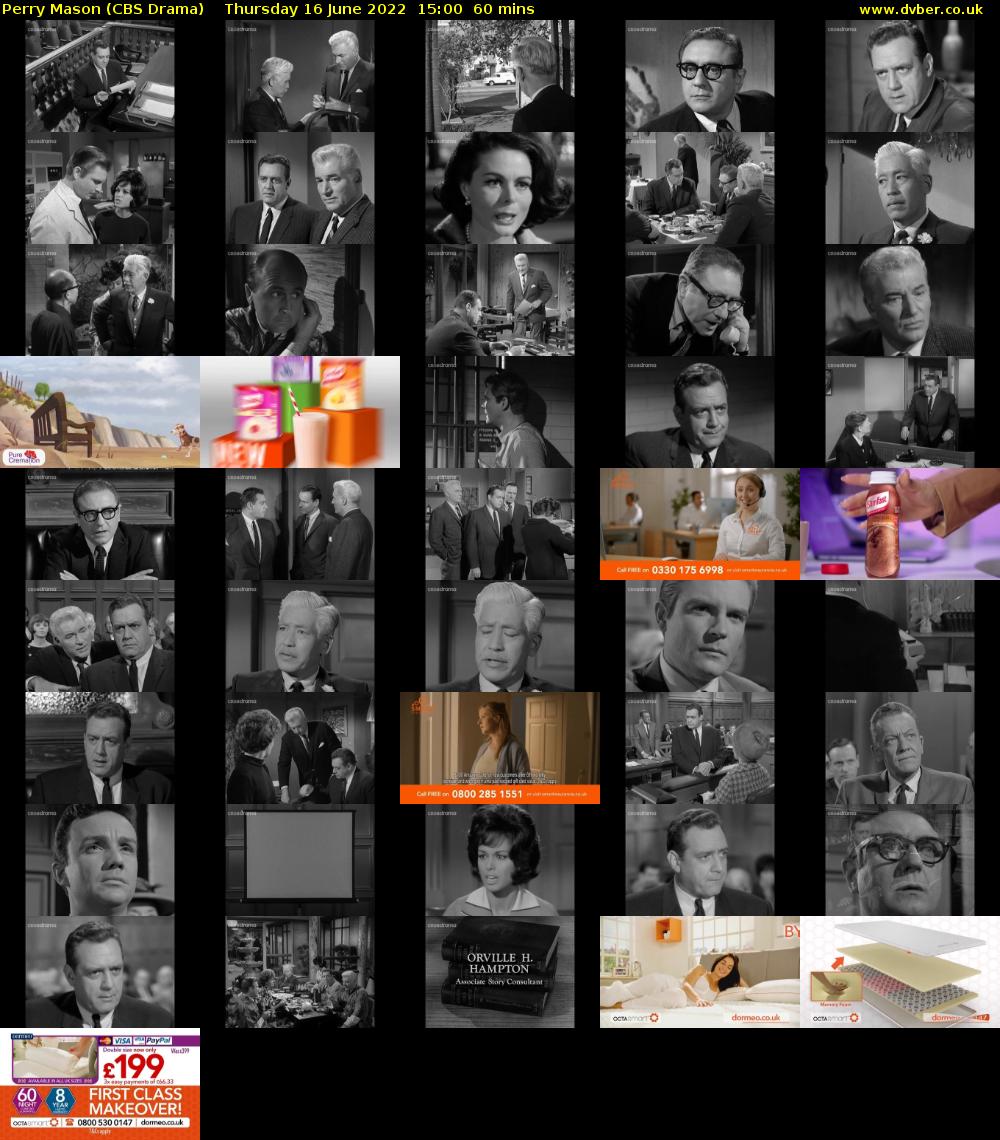 Perry Mason (CBS Drama) Thursday 16 June 2022 15:00 - 16:00