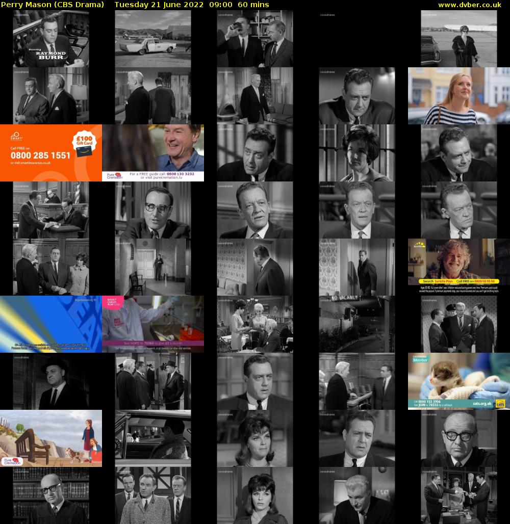 Perry Mason (CBS Drama) Tuesday 21 June 2022 09:00 - 10:00