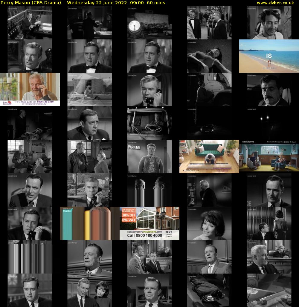 Perry Mason (CBS Drama) Wednesday 22 June 2022 09:00 - 10:00