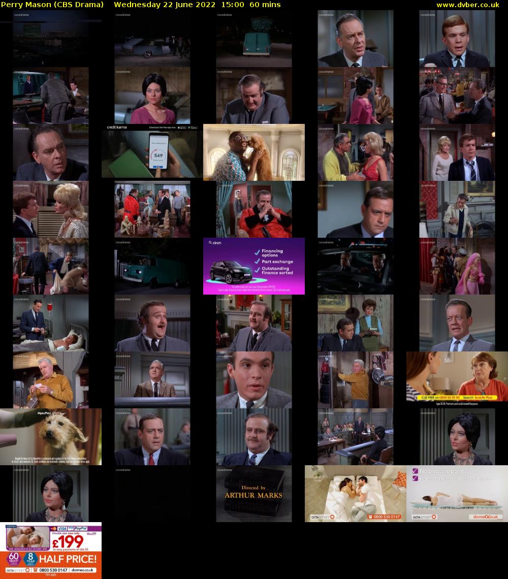 Perry Mason (CBS Drama) Wednesday 22 June 2022 15:00 - 16:00