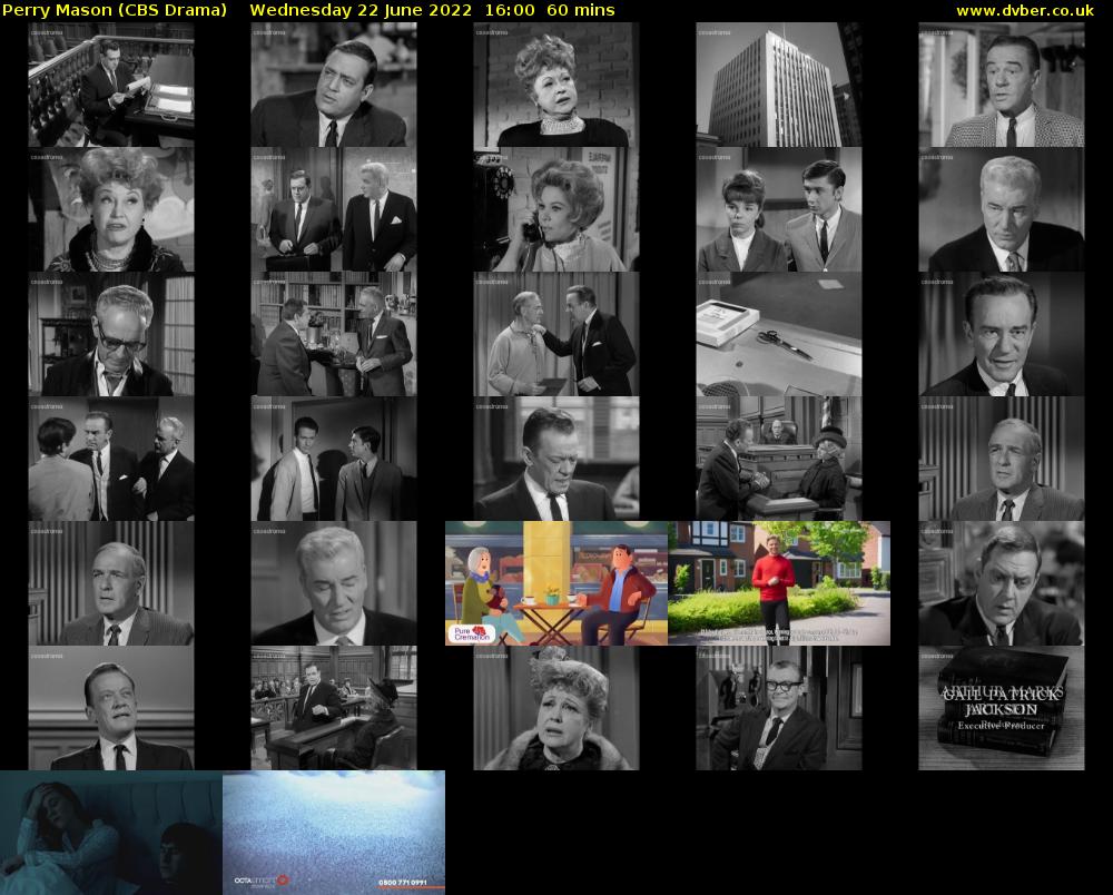 Perry Mason (CBS Drama) Wednesday 22 June 2022 16:00 - 17:00
