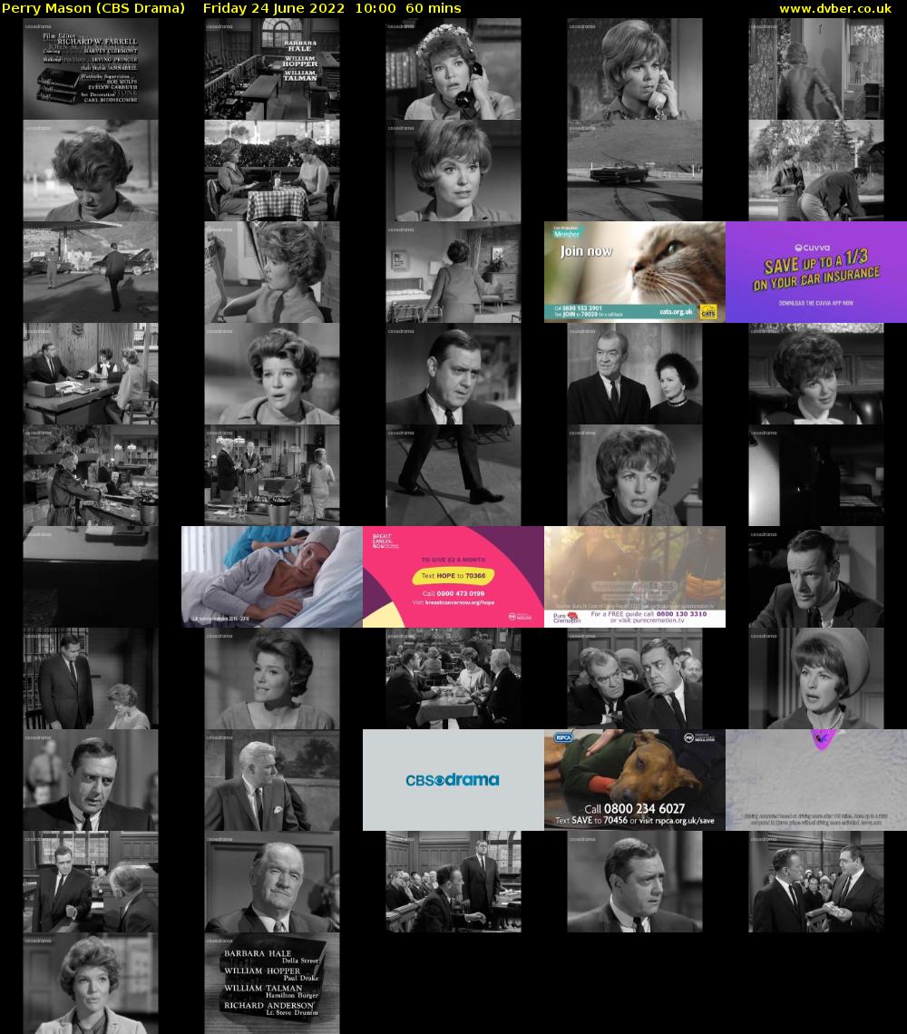 Perry Mason (CBS Drama) Friday 24 June 2022 10:00 - 11:00