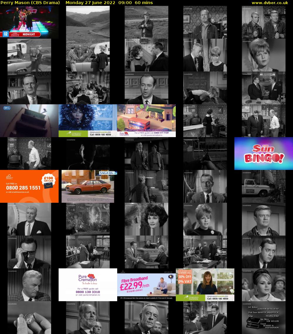 Perry Mason (CBS Drama) Monday 27 June 2022 09:00 - 10:00