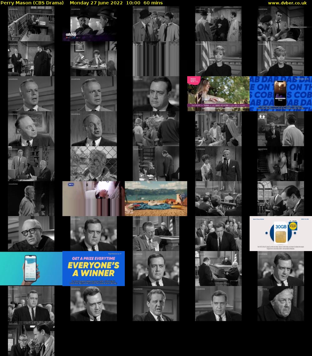 Perry Mason (CBS Drama) Monday 27 June 2022 10:00 - 11:00