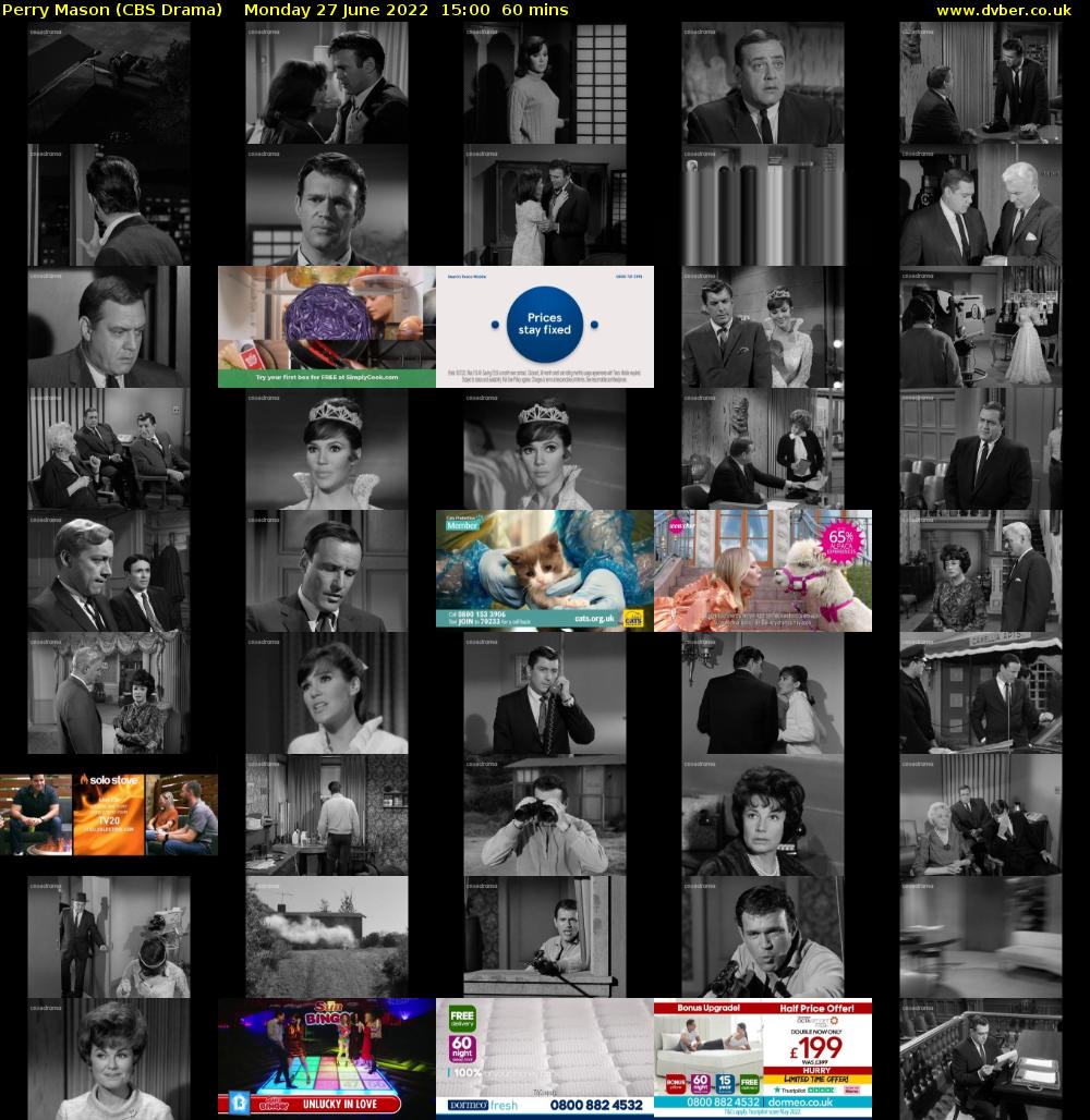 Perry Mason (CBS Drama) Monday 27 June 2022 15:00 - 16:00