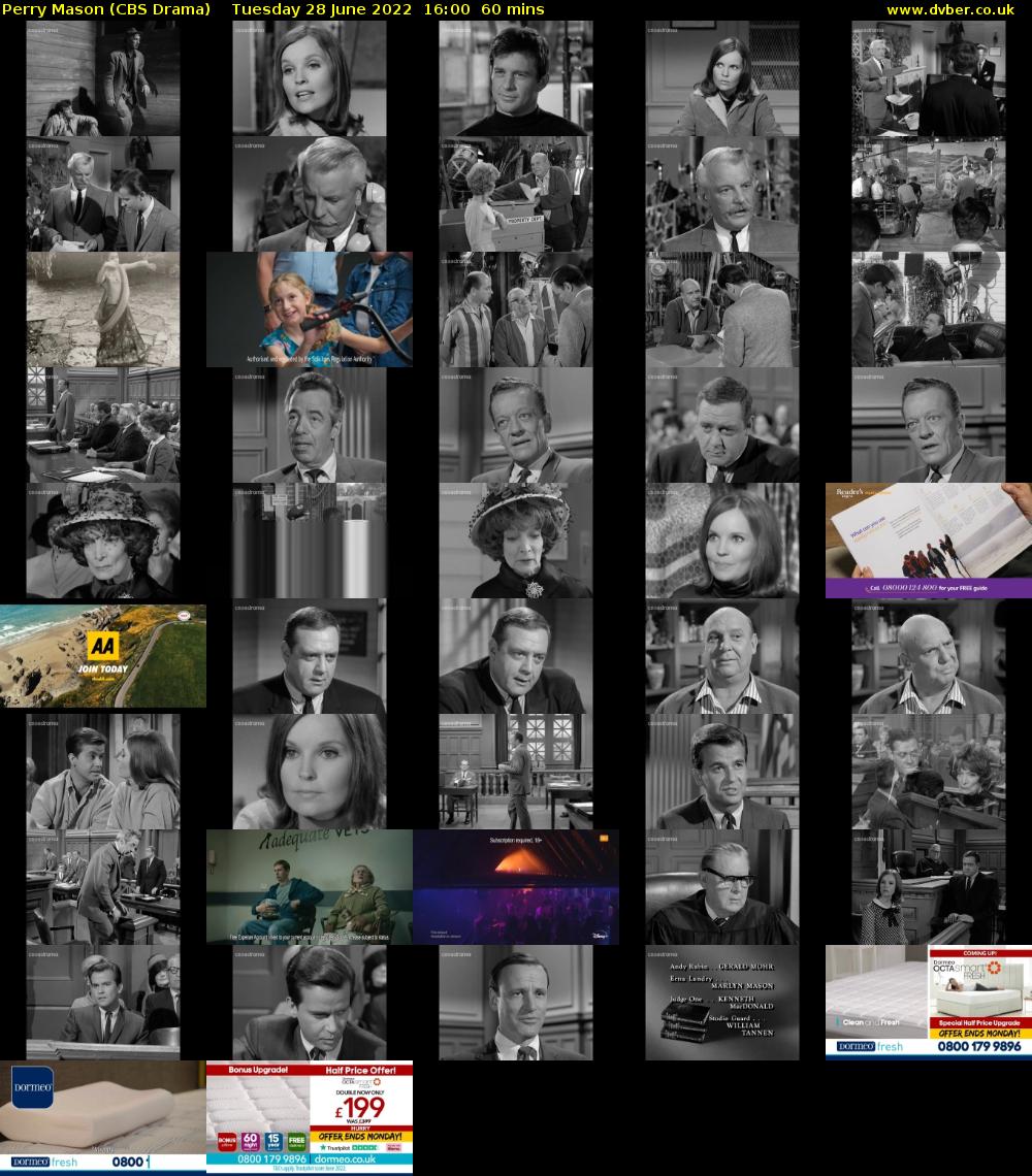 Perry Mason (CBS Drama) Tuesday 28 June 2022 16:00 - 17:00