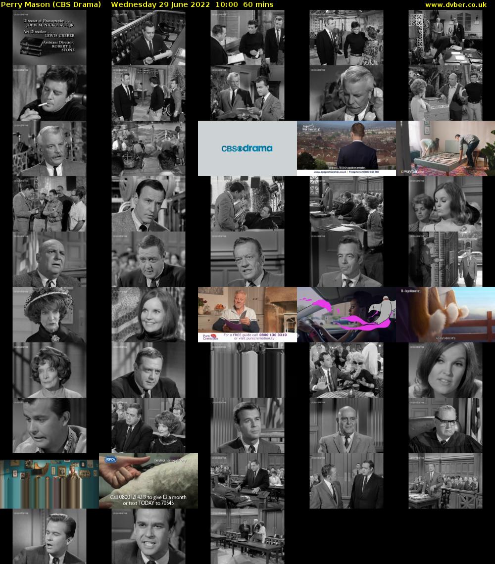 Perry Mason (CBS Drama) Wednesday 29 June 2022 10:00 - 11:00