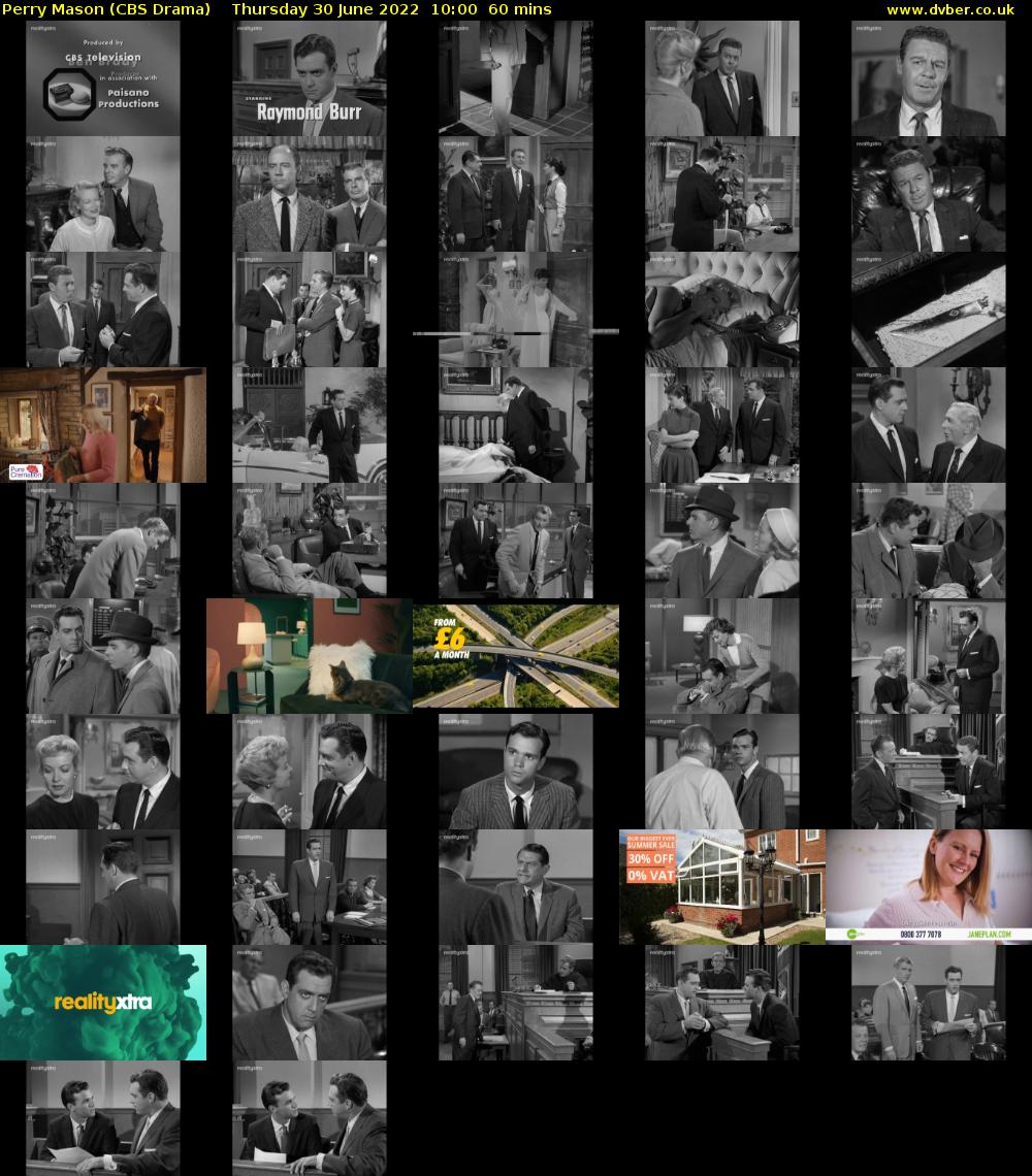 Perry Mason (CBS Drama) Thursday 30 June 2022 10:00 - 11:00