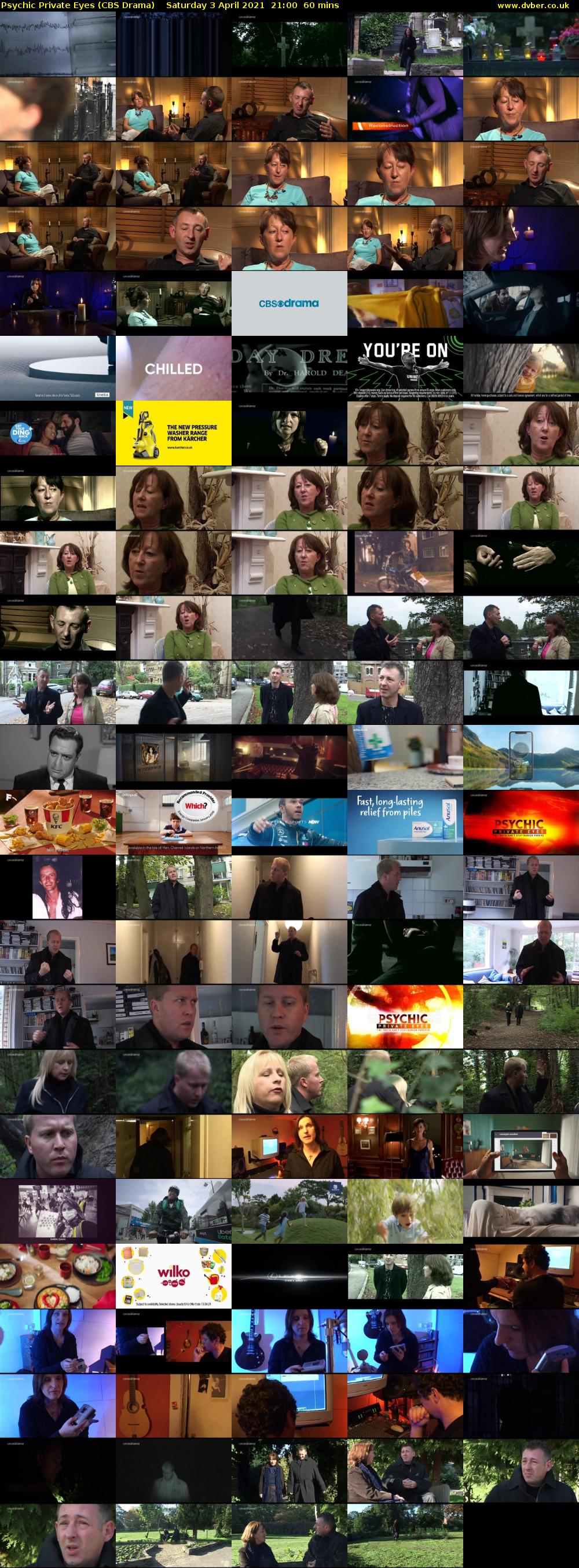Psychic Private Eyes (CBS Drama) Saturday 3 April 2021 21:00 - 22:00