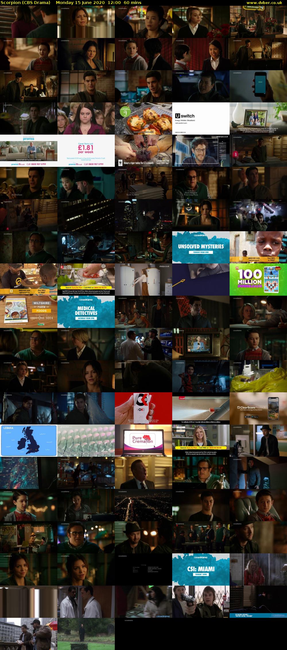 Scorpion (CBS Drama) Monday 15 June 2020 12:00 - 13:00