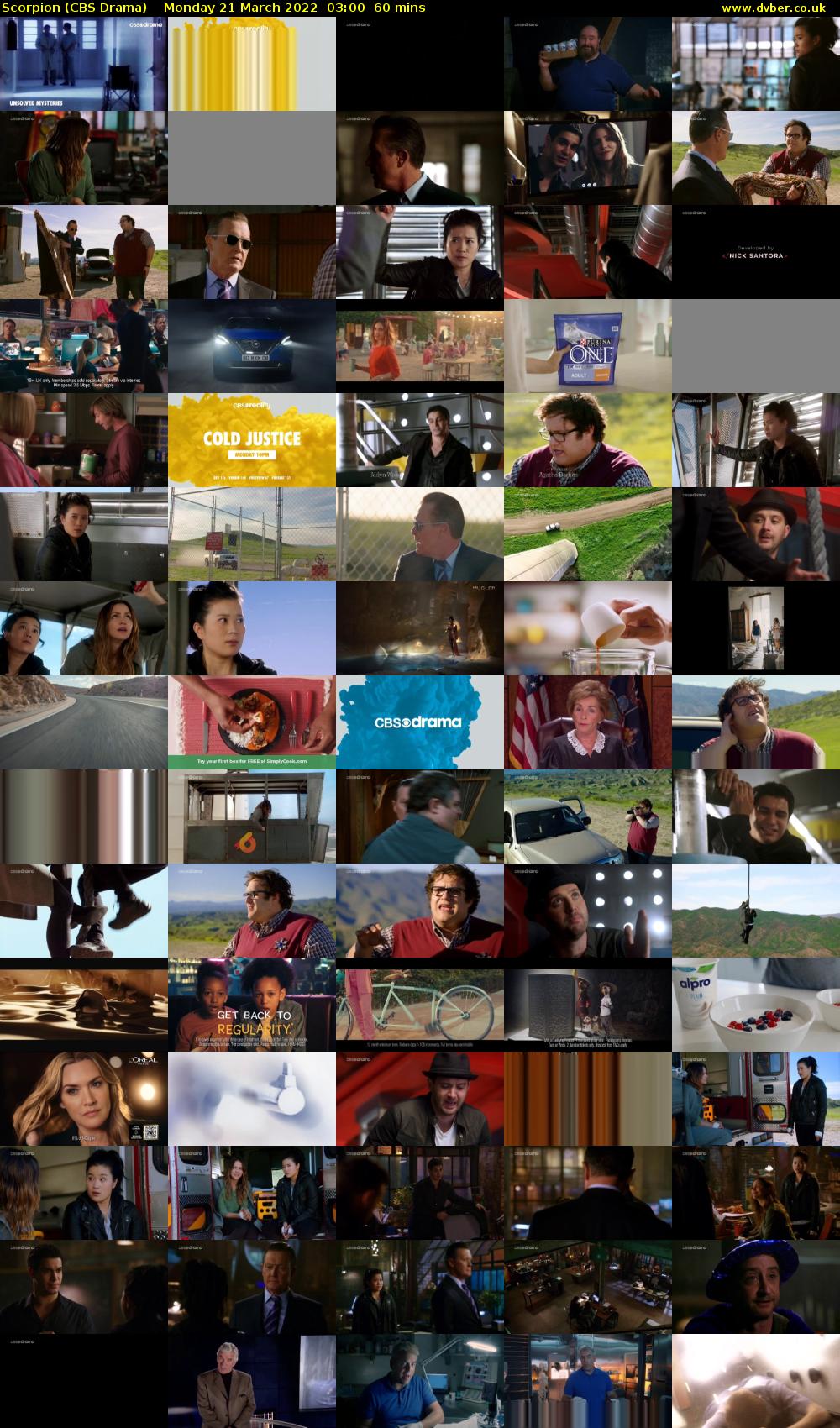 Scorpion (CBS Drama) Monday 21 March 2022 03:00 - 04:00