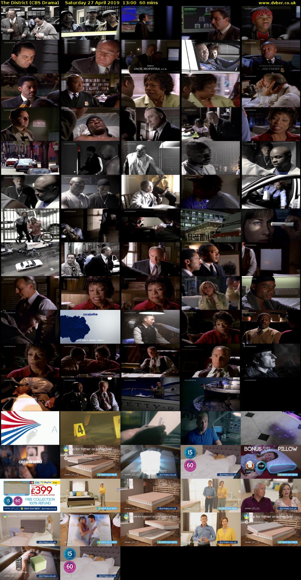 The District (CBS Drama) Saturday 27 April 2019 13:00 - 14:00
