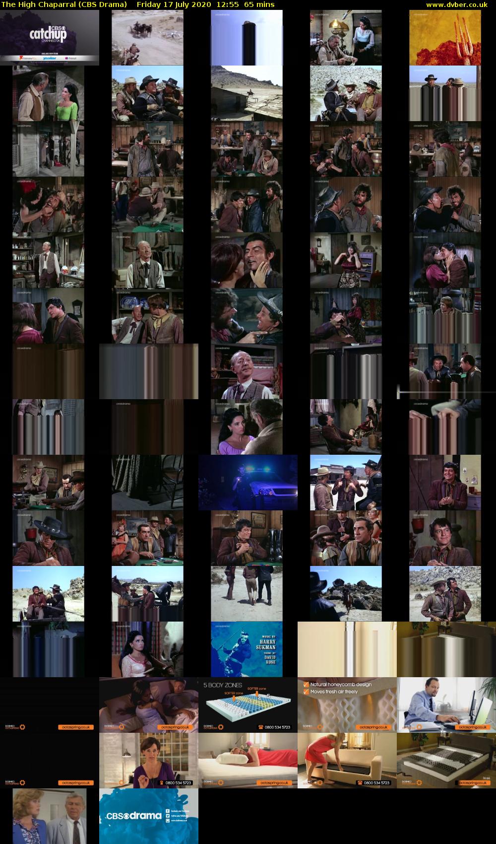 The High Chaparral (CBS Drama) Friday 17 July 2020 12:55 - 14:00