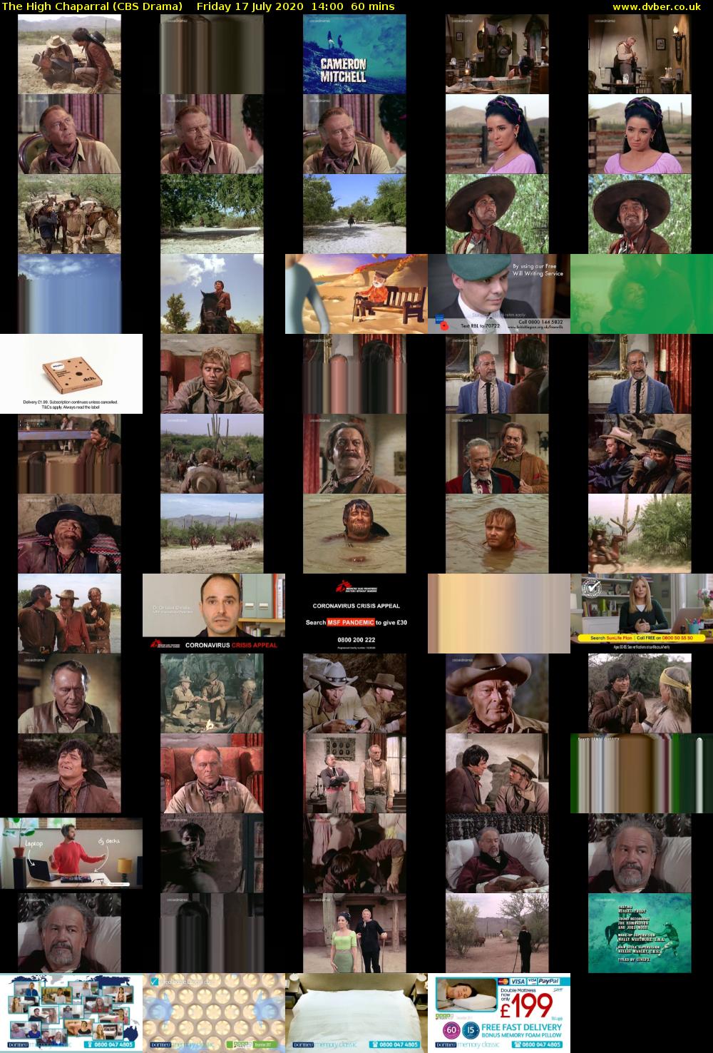 The High Chaparral (CBS Drama) Friday 17 July 2020 14:00 - 15:00
