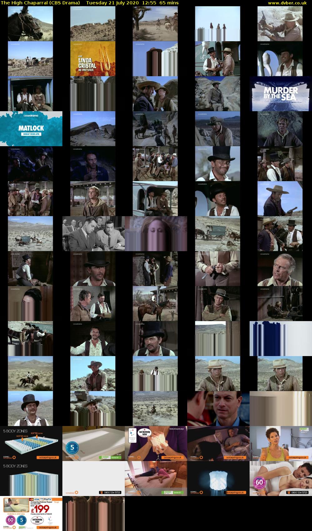 The High Chaparral (CBS Drama) Tuesday 21 July 2020 12:55 - 14:00