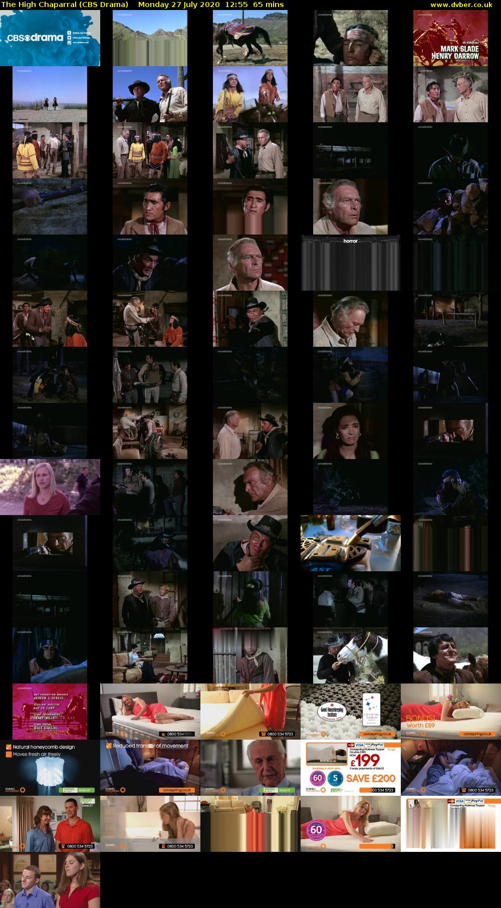 The High Chaparral (CBS Drama) Monday 27 July 2020 12:55 - 14:00