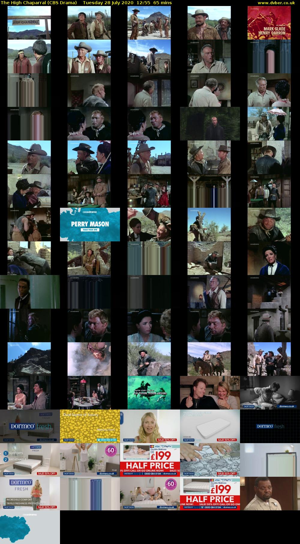 The High Chaparral (CBS Drama) Tuesday 28 July 2020 12:55 - 14:00