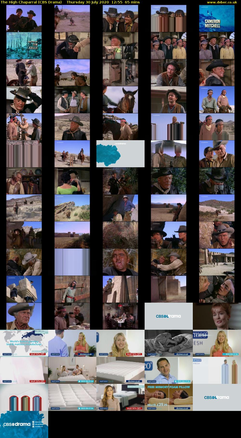 The High Chaparral (CBS Drama) Thursday 30 July 2020 12:55 - 14:00