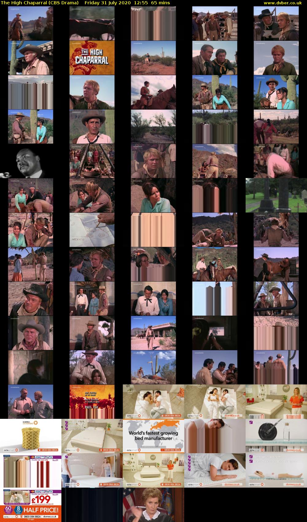 The High Chaparral (CBS Drama) Friday 31 July 2020 12:55 - 14:00