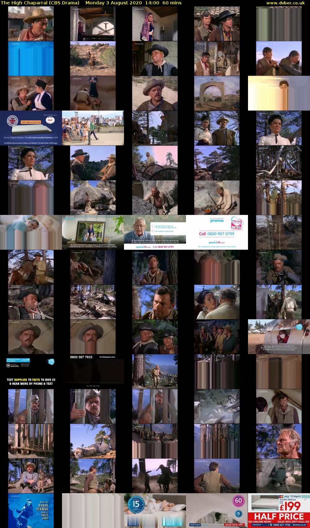 The High Chaparral (CBS Drama) Monday 3 August 2020 14:00 - 15:00