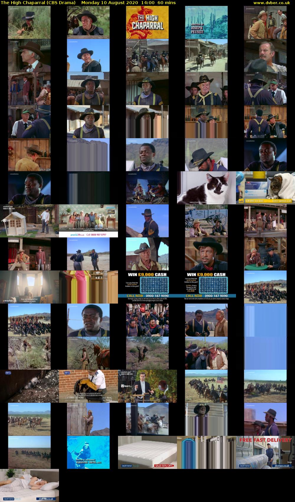 The High Chaparral (CBS Drama) Monday 10 August 2020 14:00 - 15:00