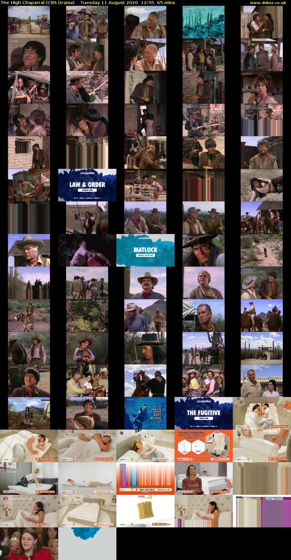 The High Chaparral (CBS Drama) Tuesday 11 August 2020 12:55 - 14:00