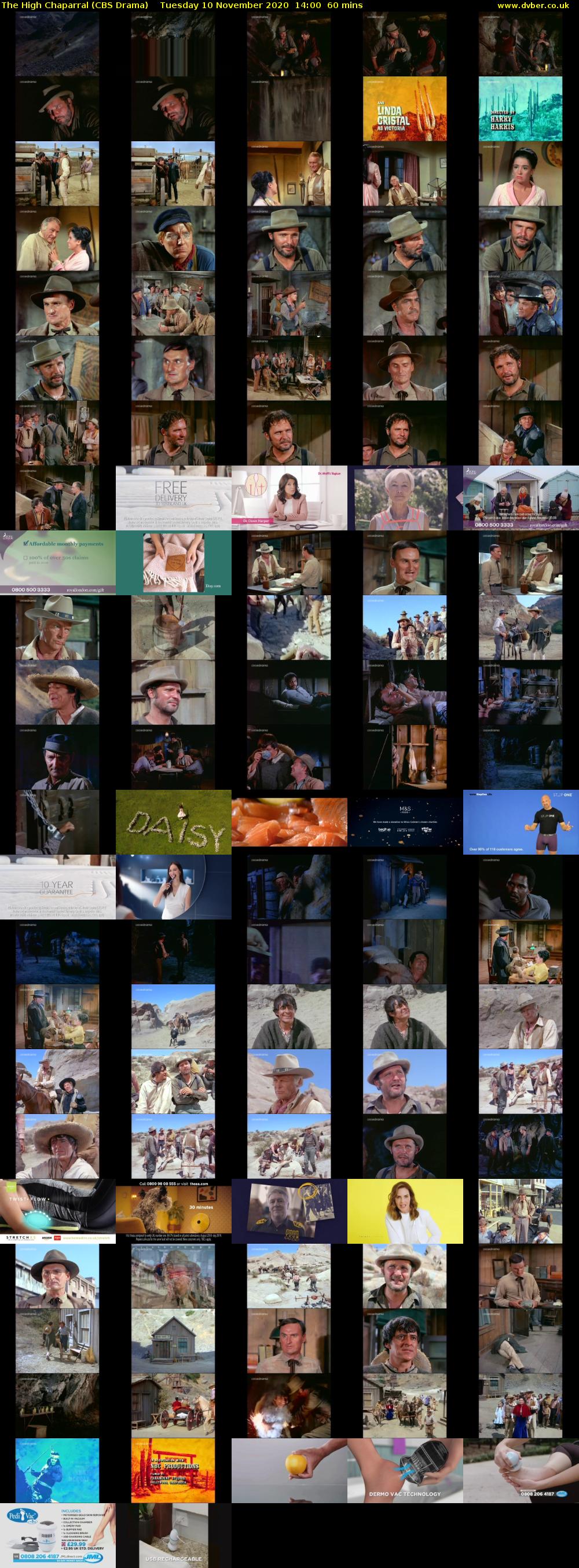 The High Chaparral (CBS Drama) Tuesday 10 November 2020 14:00 - 15:00
