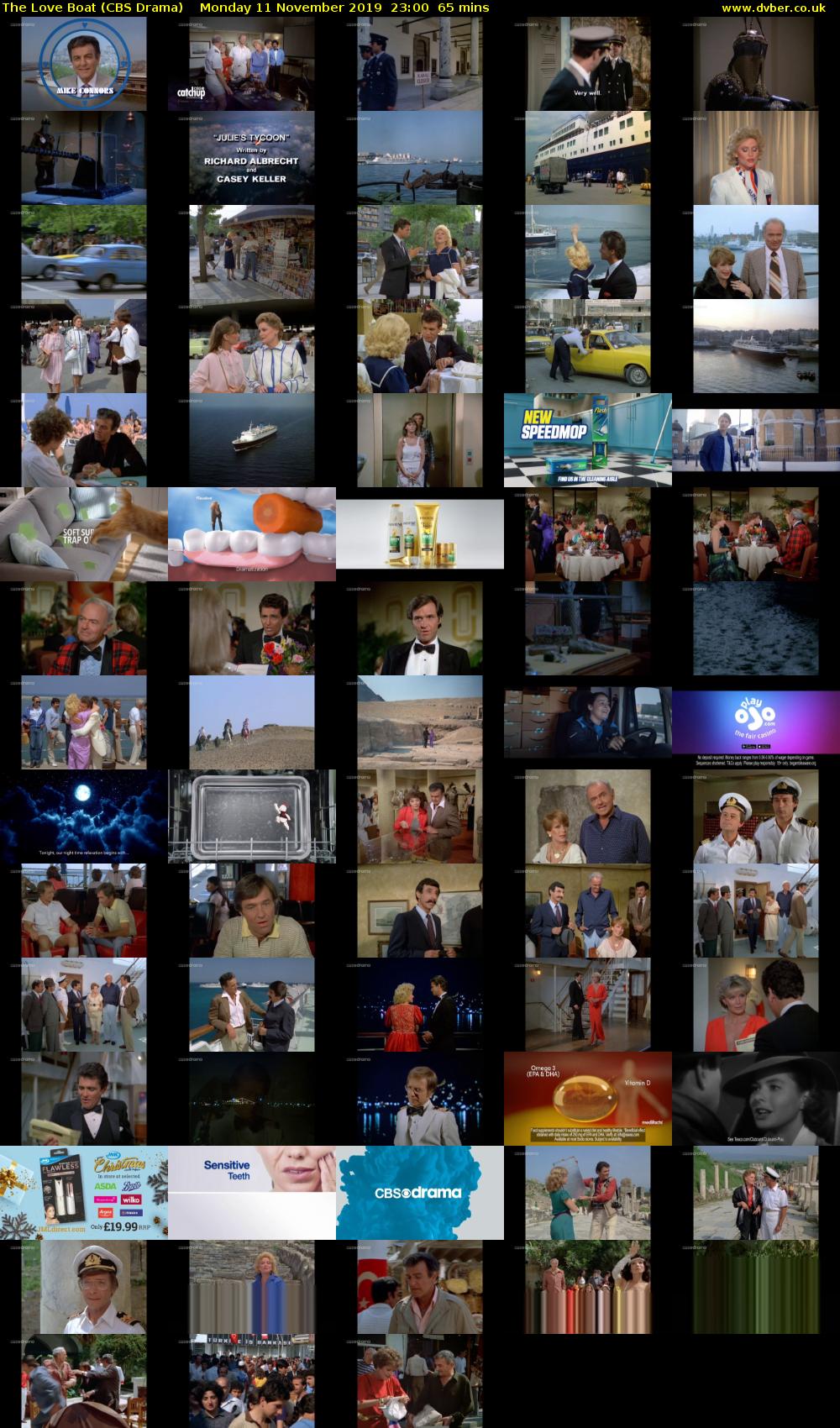The Love Boat (CBS Drama) Monday 11 November 2019 23:00 - 00:05