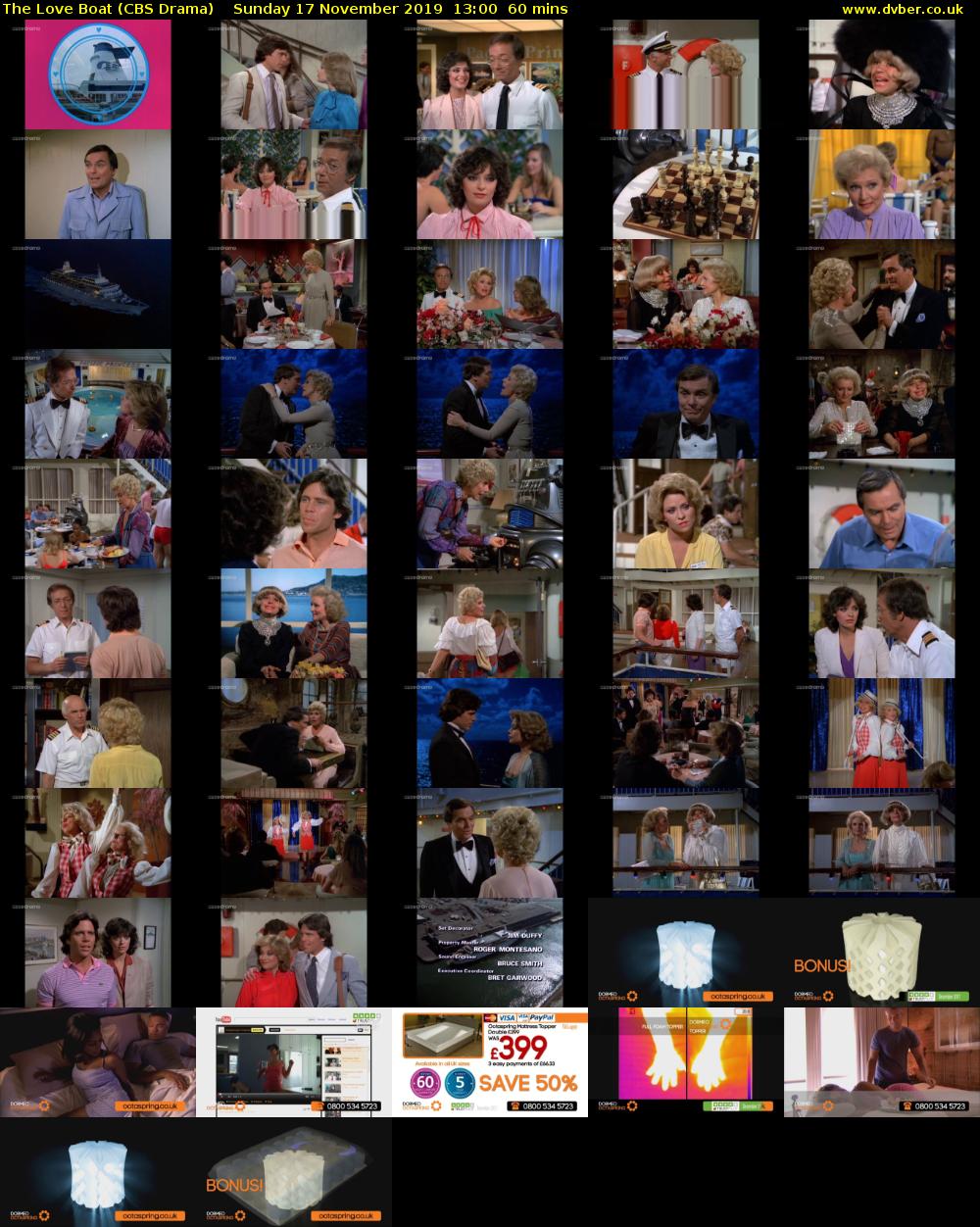 The Love Boat (CBS Drama) Sunday 17 November 2019 13:00 - 14:00