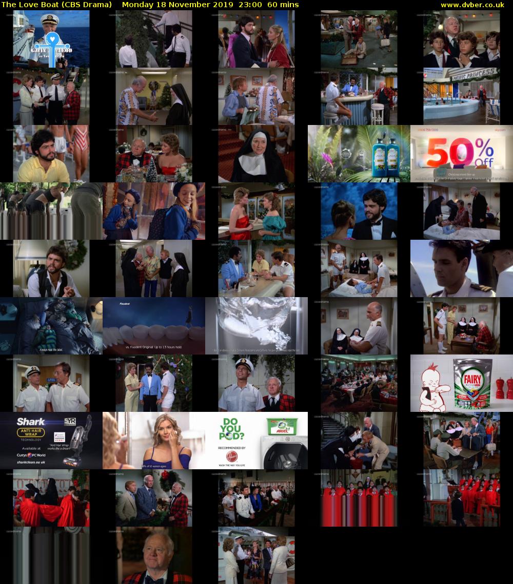 The Love Boat (CBS Drama) Monday 18 November 2019 23:00 - 00:00