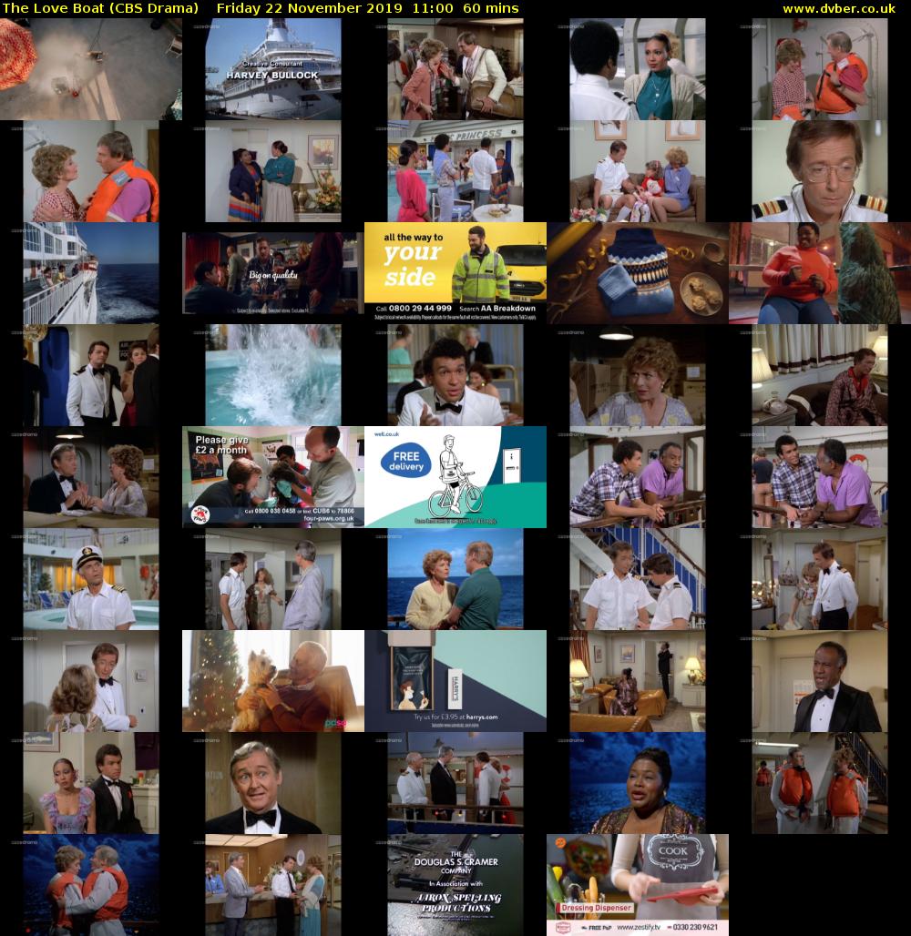 The Love Boat (CBS Drama) Friday 22 November 2019 11:00 - 12:00