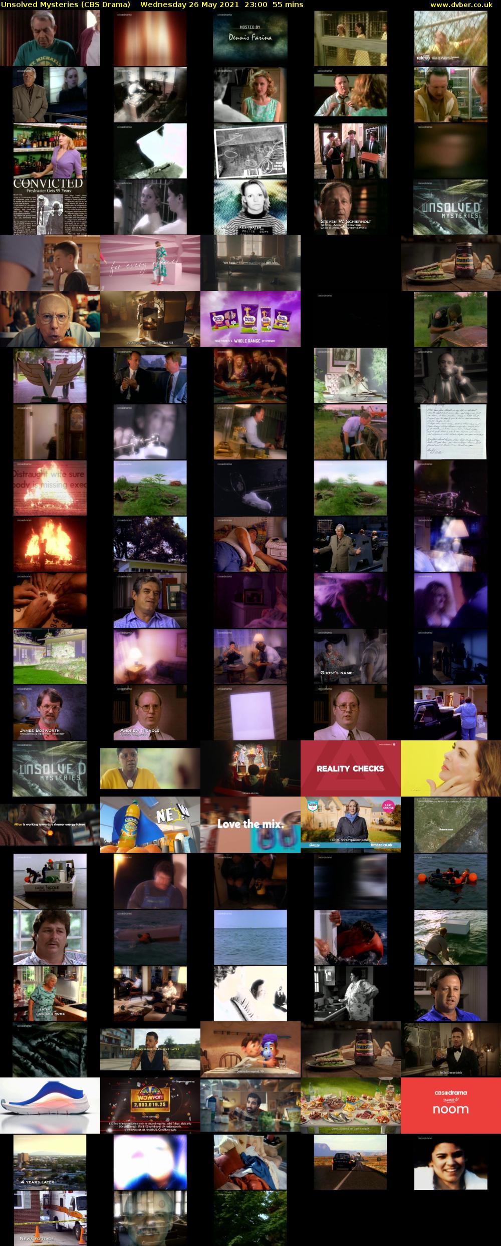 Unsolved Mysteries (CBS Drama) Wednesday 26 May 2021 23:00 - 23:55