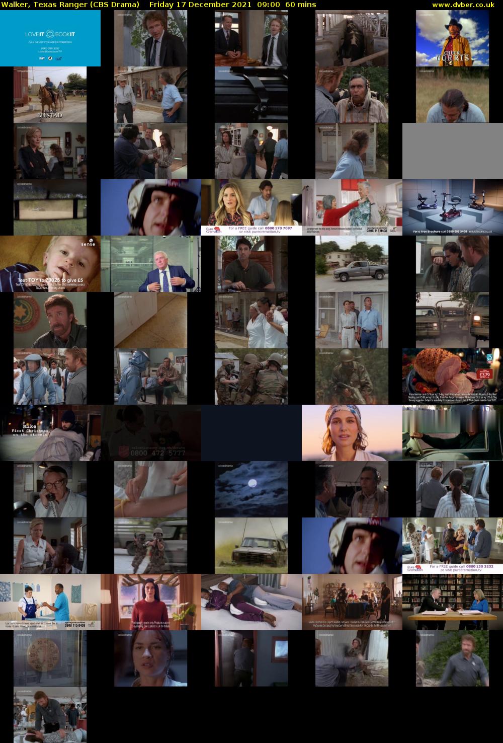 Walker, Texas Ranger (CBS Drama) Friday 17 December 2021 09:00 - 10:00