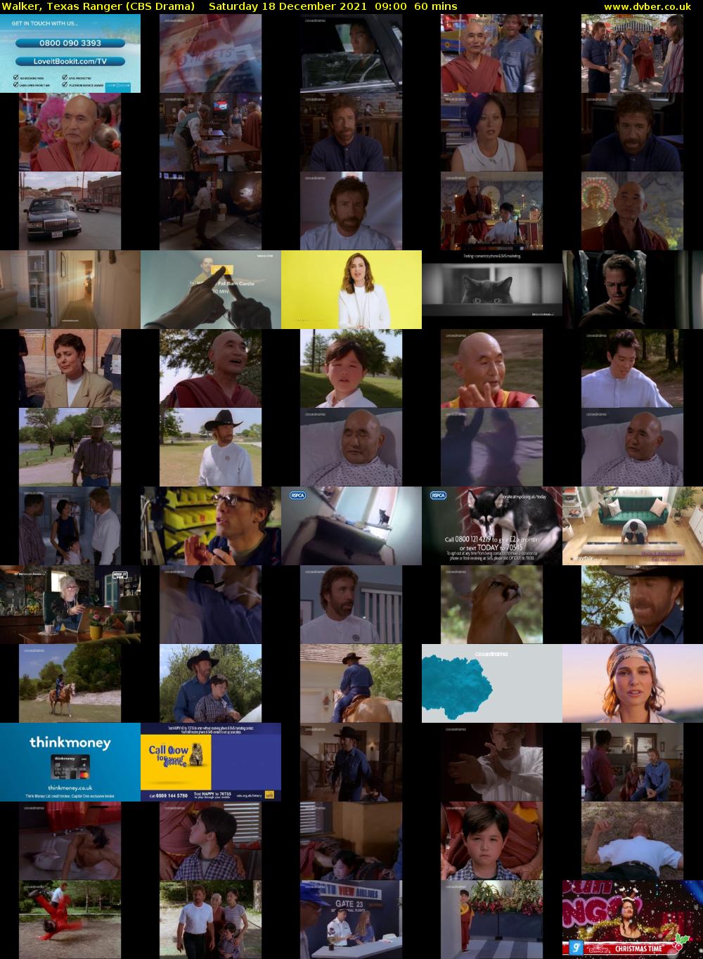 Walker, Texas Ranger (CBS Drama) Saturday 18 December 2021 09:00 - 10:00