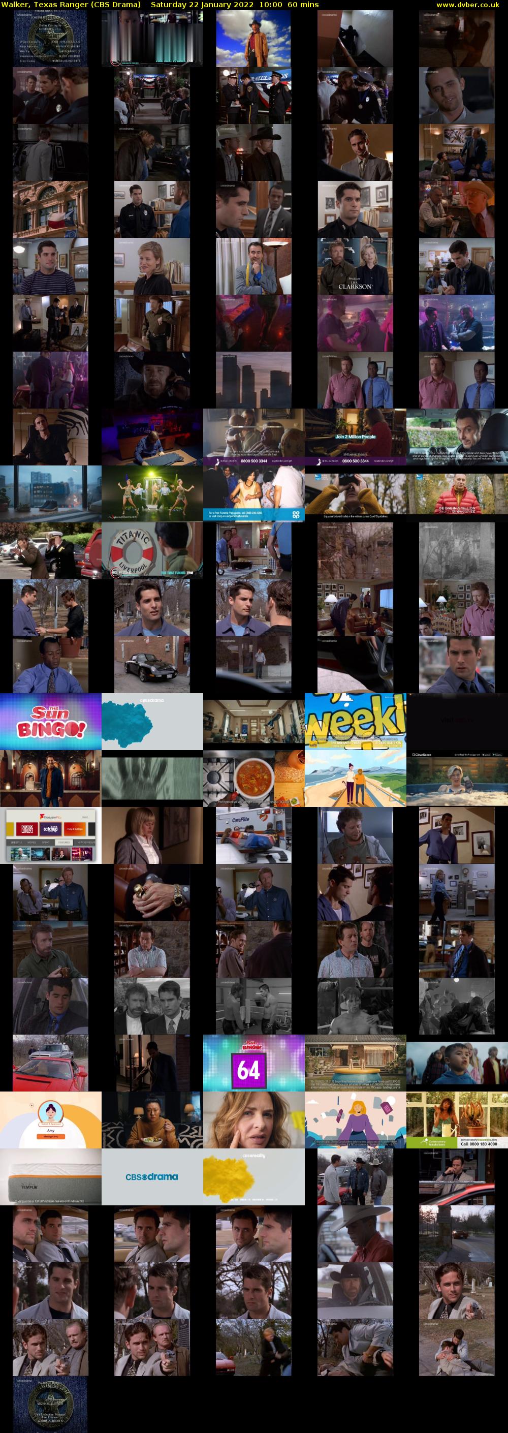 Walker, Texas Ranger (CBS Drama) Saturday 22 January 2022 10:00 - 11:00