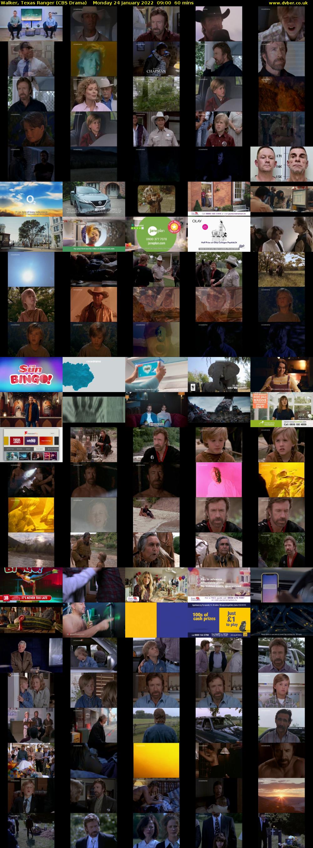 Walker, Texas Ranger (CBS Drama) Monday 24 January 2022 09:00 - 10:00