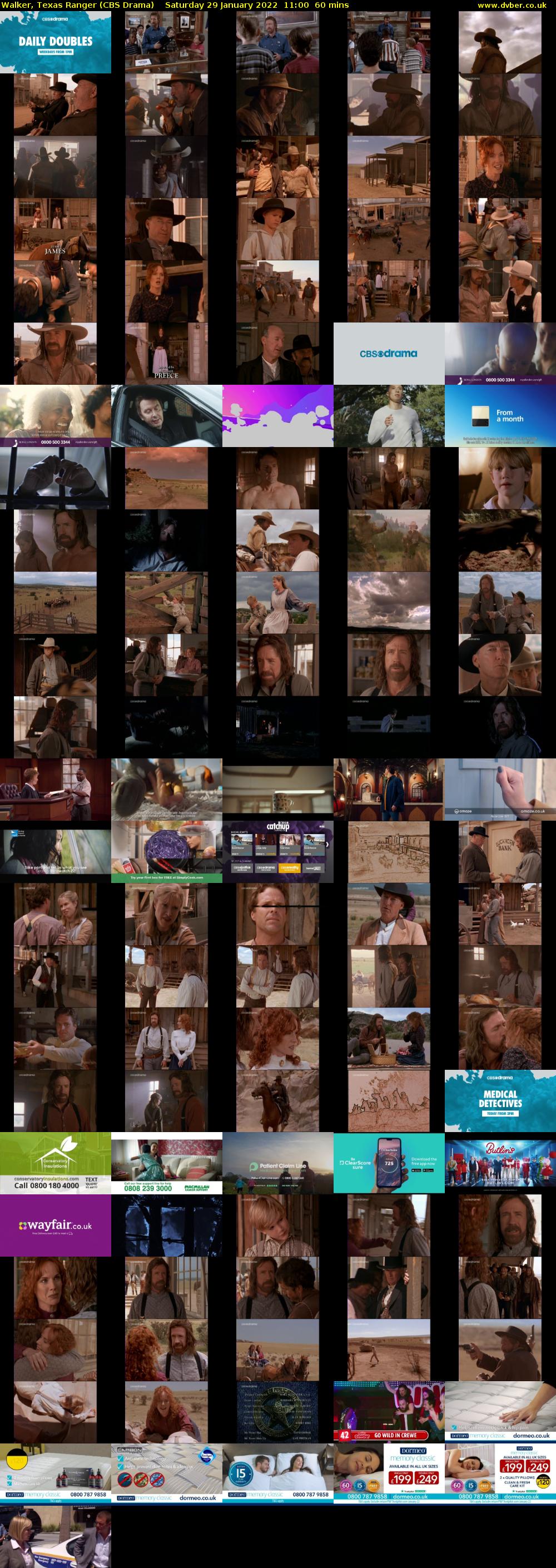 Walker, Texas Ranger (CBS Drama) Saturday 29 January 2022 11:00 - 12:00