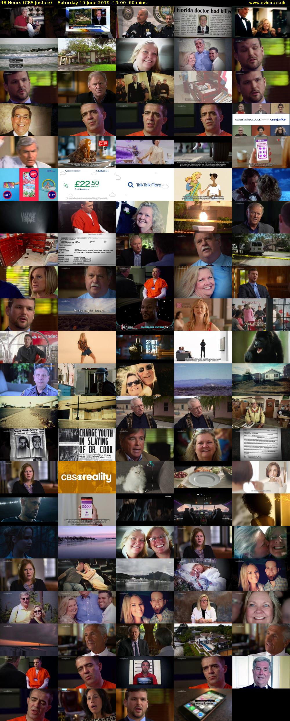 48 Hours (CBS Justice) Saturday 15 June 2019 19:00 - 20:00