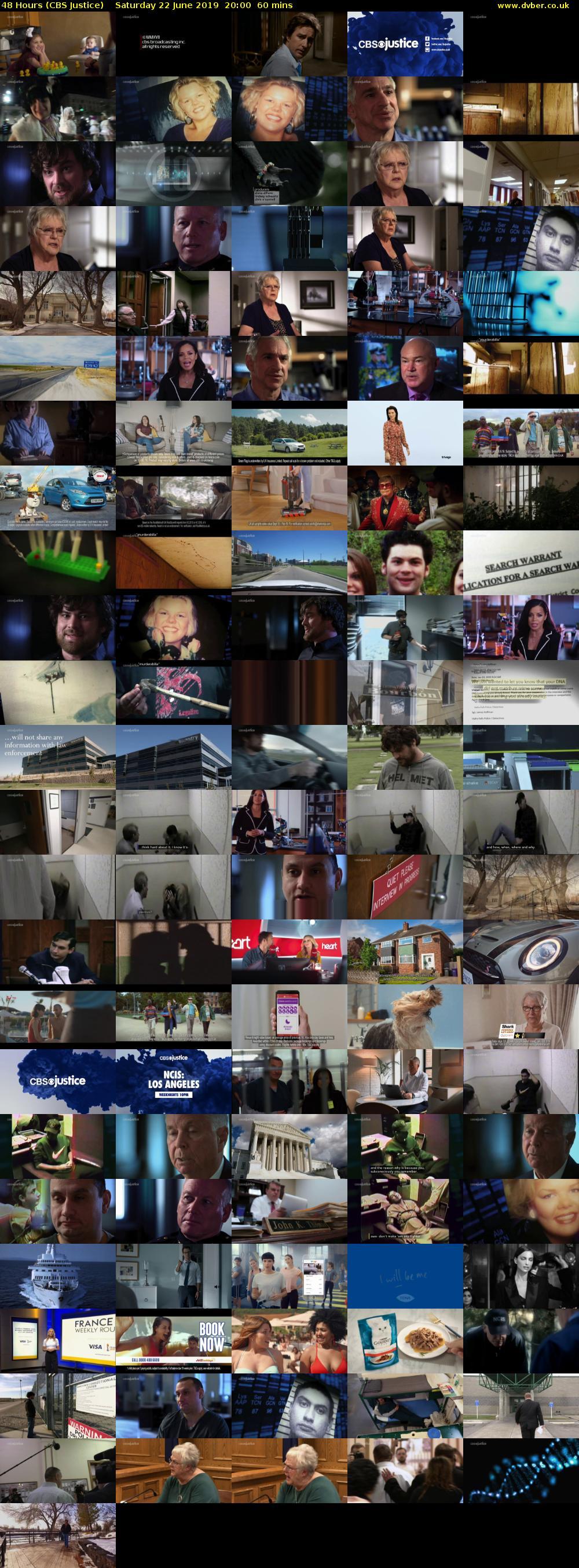 48 Hours (CBS Justice) Saturday 22 June 2019 20:00 - 21:00