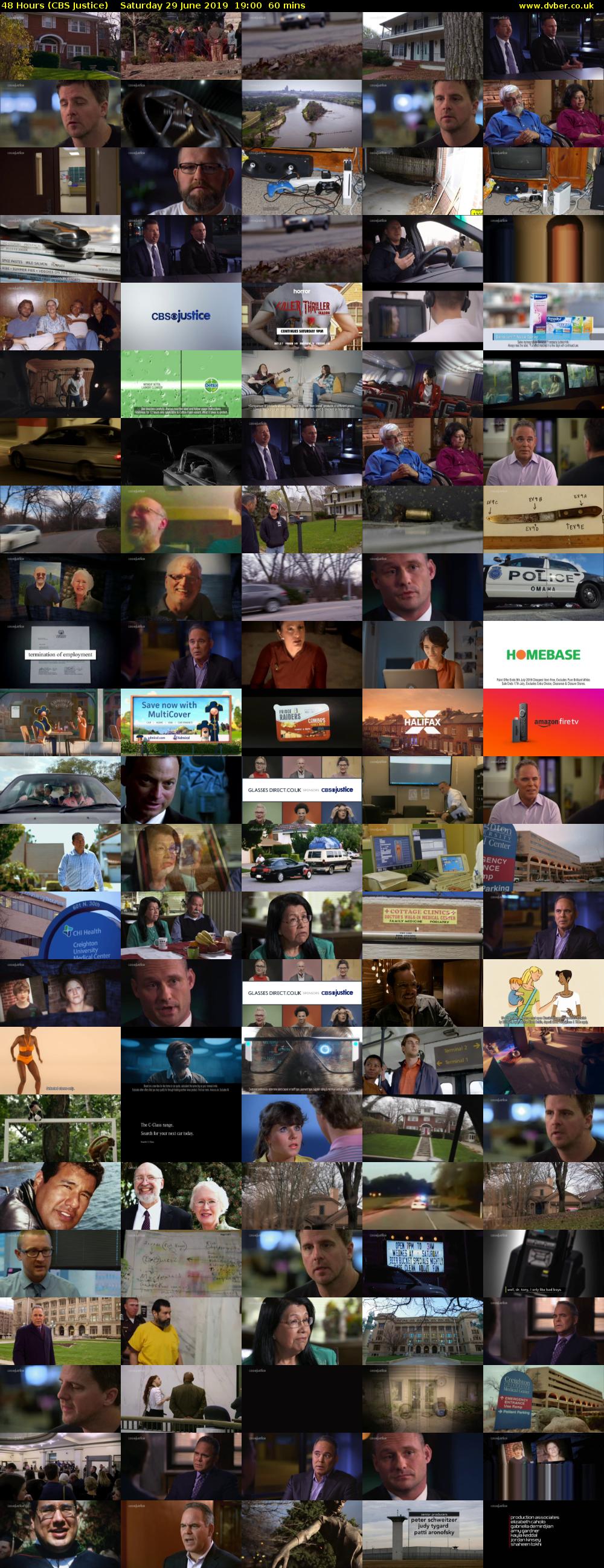 48 Hours (CBS Justice) Saturday 29 June 2019 19:00 - 20:00