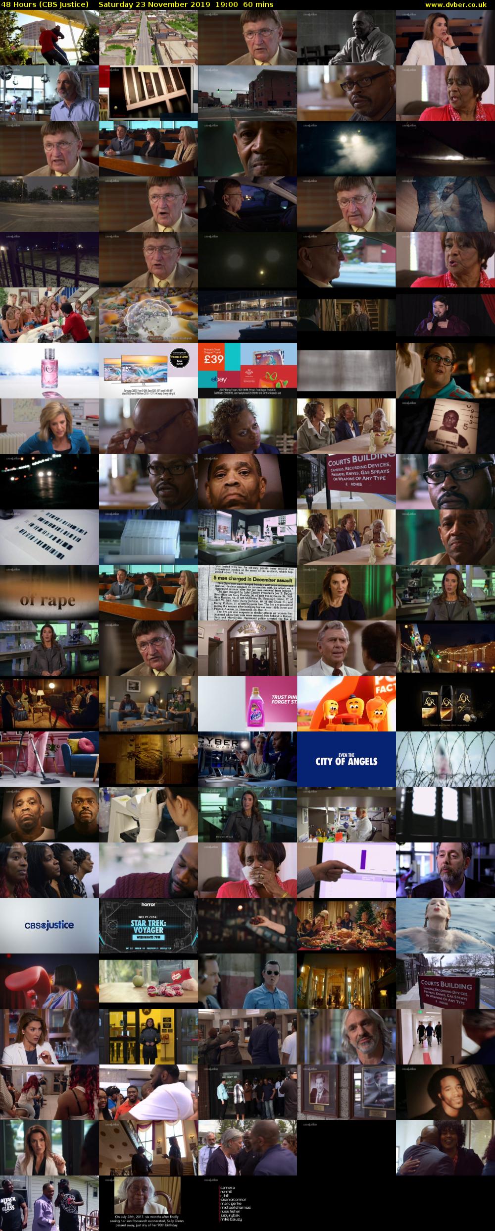 48 Hours (CBS Justice) Saturday 23 November 2019 19:00 - 20:00