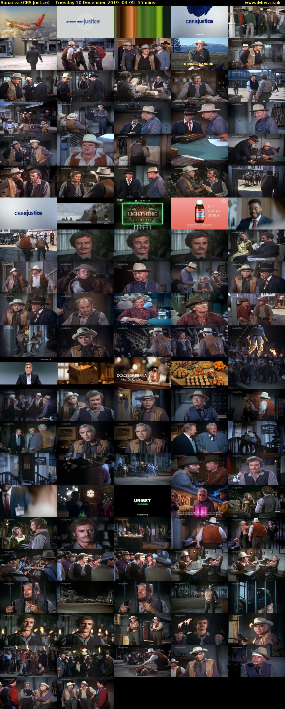 Bonanza (CBS Justice) Tuesday 10 December 2019 03:05 - 04:00