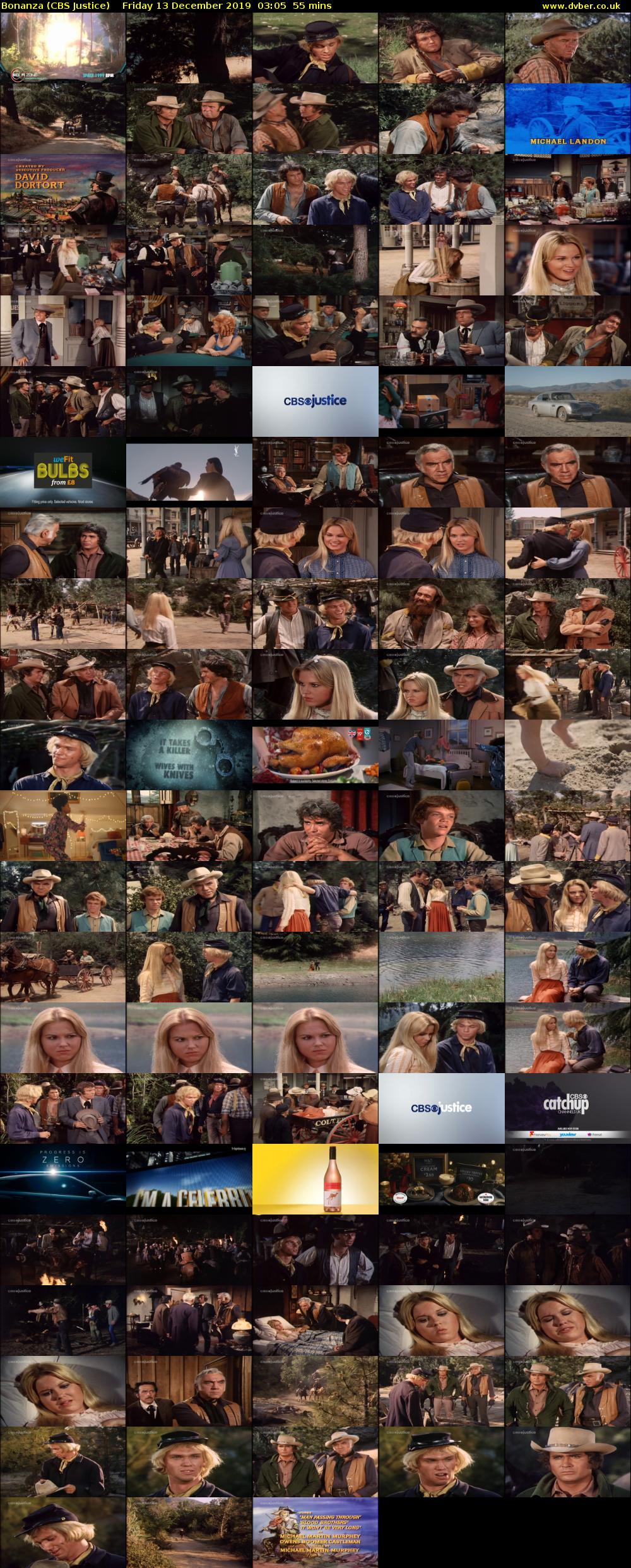 Bonanza (CBS Justice) Friday 13 December 2019 03:05 - 04:00