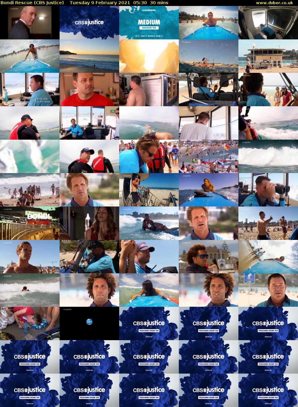 Bondi Rescue (CBS Justice) Tuesday 9 February 2021 05:30 - 06:00