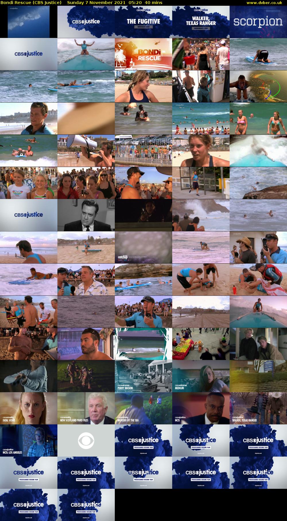 Bondi Rescue (CBS Justice) Sunday 7 November 2021 05:20 - 06:00